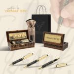 Diyarbakır Üçlü Kalem Seti Full Gold Series ( Roller Kalem – Tükenmez Kalem - Dolma Kalem )
